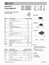 DataSheet IXTP110N055P pdf